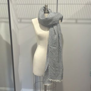 Beautiful 100% wool striped scarf.